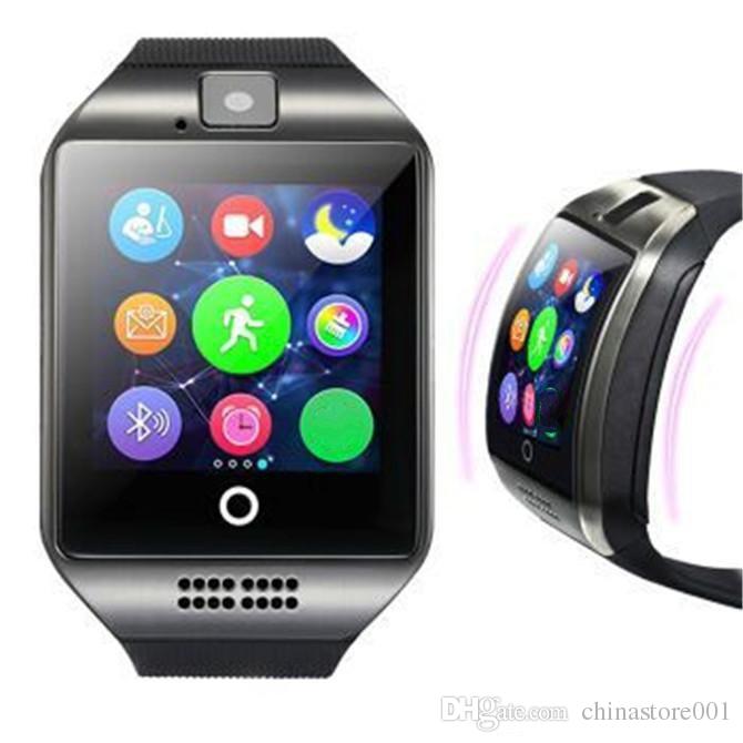 Q18 smart watches for android phones Bluetooth Smartwatch with Camera Original q18 Support Tf sim Card Slot Bluetooth Connection VS DZ09