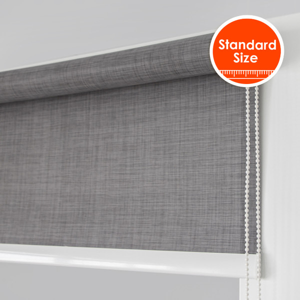 big contract system sunscreen soil linen texture roller blinds 38mm stronger tube for big windows standard size
