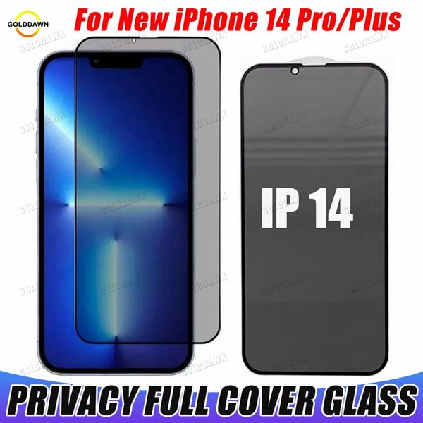 Privacy Full Cover Screen Protector For iPhone 14 13 12 Mini 11 Pro Max Xr Xs SE 6 7 8 Plus Anti-spy Tempered Glass