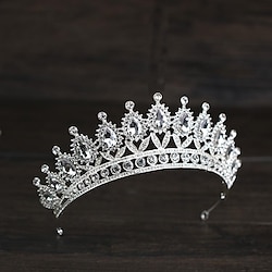 Crystal Queen Crowns and Tiaras with Comb Headband for Women and Girls Princess Crowns Hair Accessories for Wedding Birthday Halloween Costume Cosplay Lightinthebox