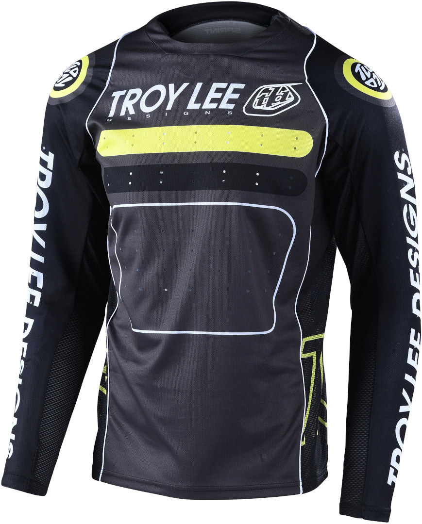 Troy Lee Designs Sprint Drop In Bicycle Jersey, black-grey-green, Size XL, black-grey-green, Size XL