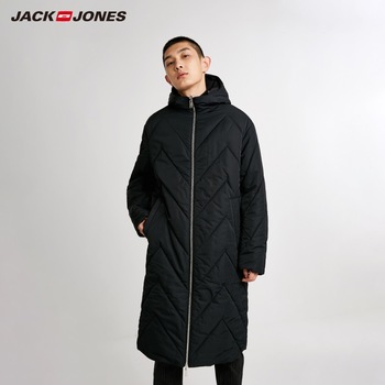 JackJones Men's Reversible Hooded Parka Coat Long Padded Jacket Menswear 218409505