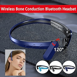 Air Conduction Headphone HIFI Noise Reduction Bond Conduction Headset Wireless Bluetooth 5.2 Waterproof Sport Earphone With Mic Lightinthebox