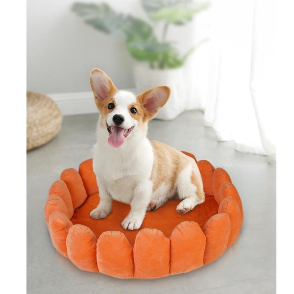 Kennels & Pens Kennel Pet Dog Cat Bed Mat Winter Beds Mats Warm Supplies Durable Cushion Basket Stack Pad For Dogs Puppy