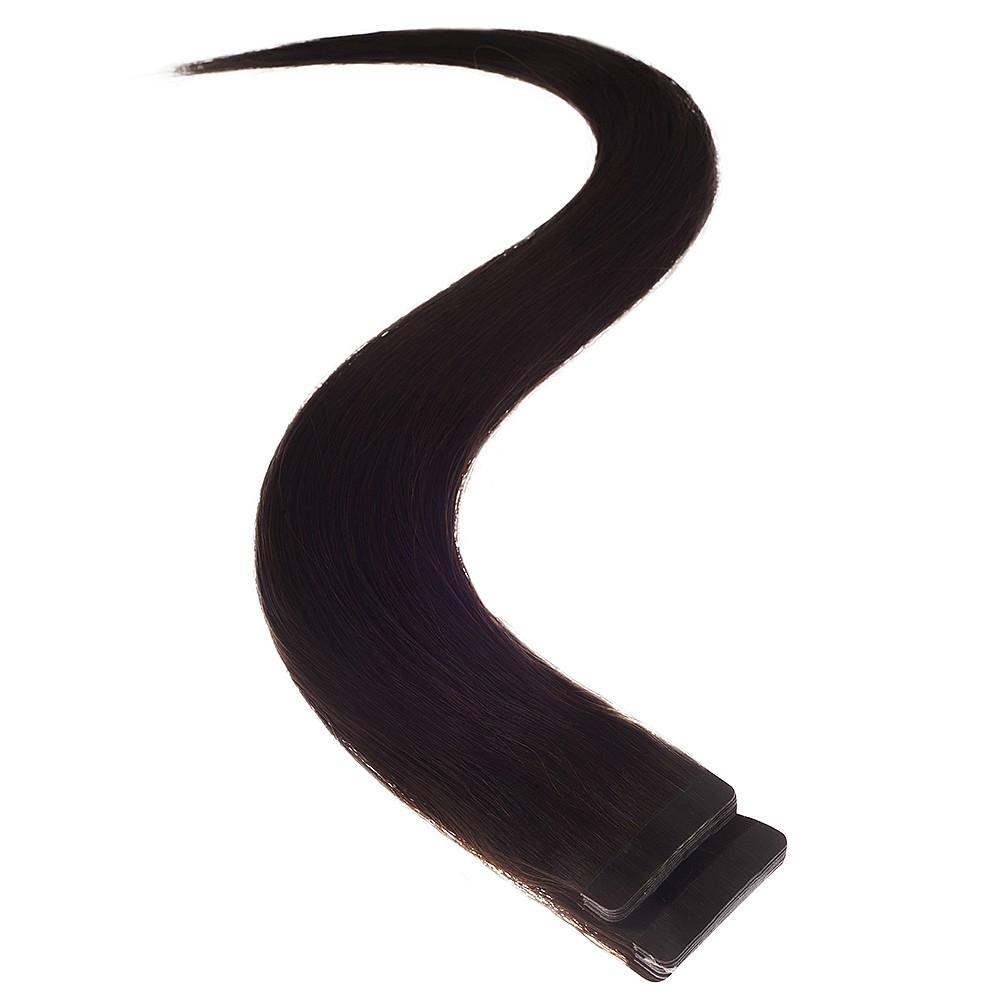 satin strands tape-in half head human hair extension - monaco 18 inch