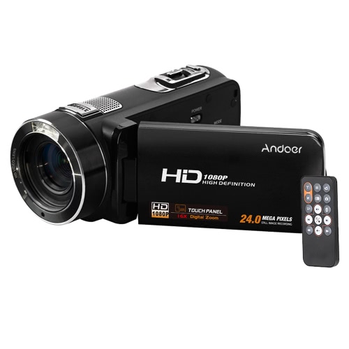 Videocámara con cámara de video digital Full HD Andoer HDV-Z8 1080P