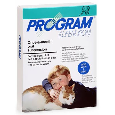 Program Oral Suspension 11-20 Lbs Cats (Teal) 6 Ampules