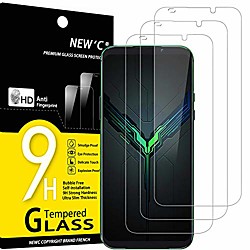 new'c 3 pièces, protecteur d'écran en verre trempé pour xiaomi black shark 2, 2 pro, sans rayures, dureté 9h, protecteur d'écran hd, 0,33 mm ultra-clair, ultra-résistant Lightinthebox