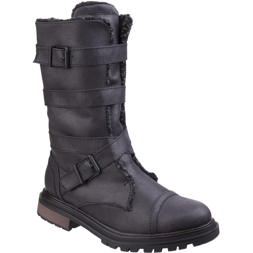 Rocket Dog Womens/Ladies Lance Zip Up Durable Casual Tall Buckle Boots UK Size 6 (EU 39)