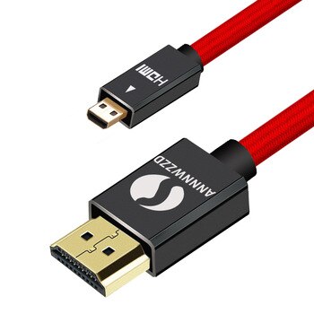 Micro HDMI to HDMI Cable 1M 2m 3m 5m 3D 4K Male-Male High Premium Gold-plated HDMI Adapter for Tablet HDTV Camera PC