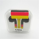 W-04 de alta calidad de Alemania del estilo de la bandera nacional estéreo en la oreja los auriculares para teléfonos móviles / MP3 / MP4
