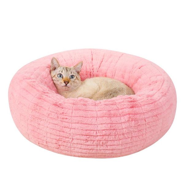 Cat Beds & Furniture Thick Warm Short Sleepless Nights Autumn And Winter Plush Kennel Pet Nest Soft Smooth/warm In