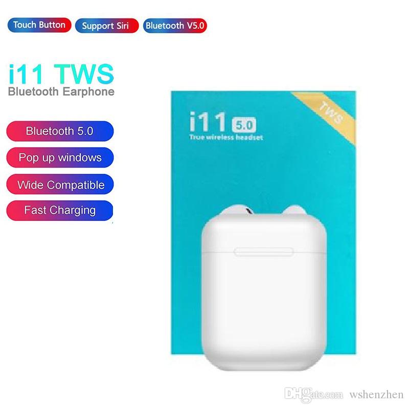 i11 TWS earbuds Touch Control earbuds Wireless Headphones Bluetooth 5.0 Earphones Mini Headset PK i10 i12 I7s For Phone earbuds