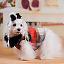 ropas acolchadas moda mascota adorable rejilla de algodón caliente para mascotas perros (diferentes tamaños)