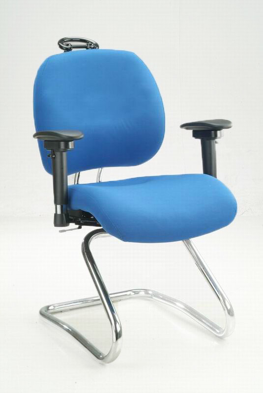 Chiro Plus Ergonomic Visitor Chair in Blue