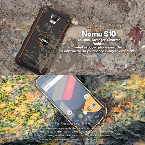 NOMU S10 IP68 Waterproof 4G Smartphone 5.0 Inches
