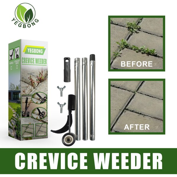 Free freight YEGBONG OEM ODM Garden weeding hook retractable metal pole gap free bending roller weeding