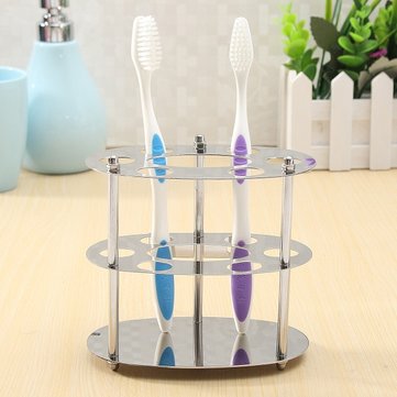 Stainless Steel Toothbrush/Toothpaste Holder Bathroom Razor Holder