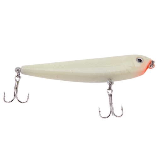 Night Fishing Sinking Pencil Lure Glow In Dark Luminous Bait 9cm 9g Hard Lure Artificial Bait With Two Triangle Hooks