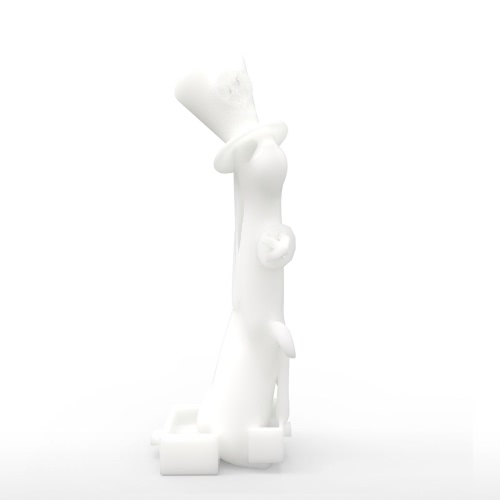 Abstract Rabbit Tomfeel?? 3D Printed Sculpture Home Decoration Alice in Wonderland Rabbit