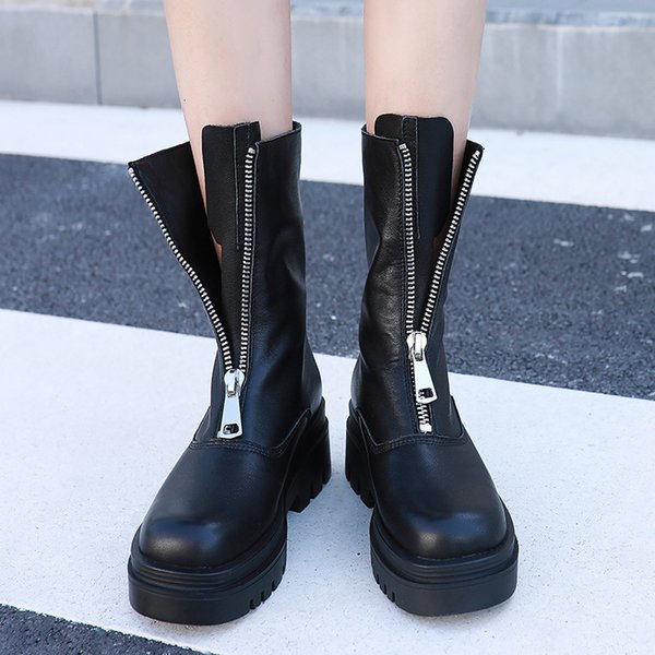 2021 Women Boots 22-25cm European and Fashion Top Layer Hot Selling in Autumn Women's Shoes VN1Y