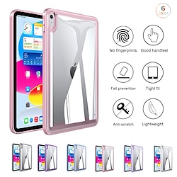 Tablet Case Cover For Apple Mini 11 9.7 iPad Air 5th 4th 10.9 ipad 9th 8th 7th Generation 10.2 inch Transparent Ultra Thin Shockproof Solid Colored TPU Acrylic Lightinthebox