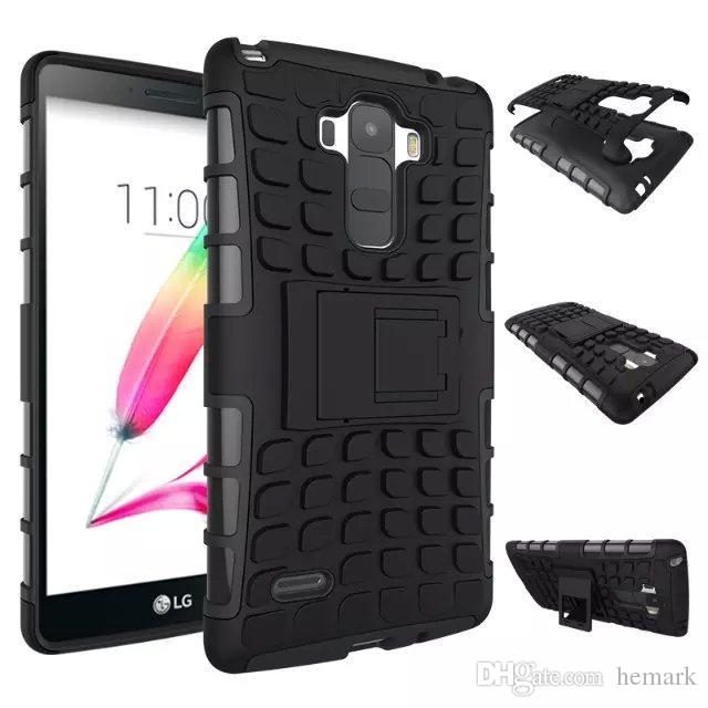New Heavy Duty Hybrid Impact Rugged Case With PC Kickstand Cover For LG G Stylo / G4 Note / G4 Stylus LS770 mobile phone cover