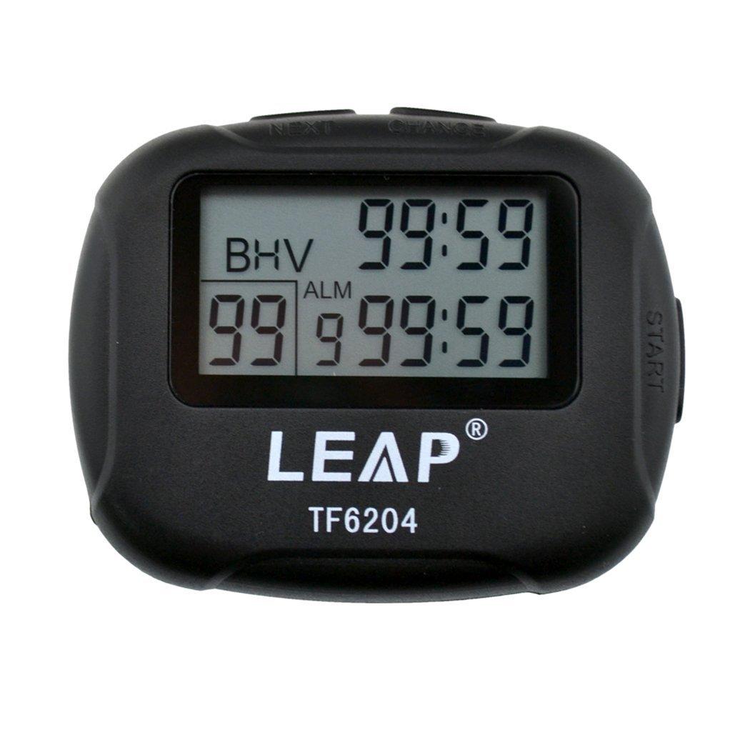 Sport Training Electric Interval Timer Digital Segment Timer Clock with Alarm Vibration Function