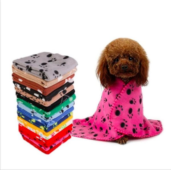 Pet Dog Soft kennels Autumn And Winter Cat Blanket Puppy Fleece Warmer Towel Mat Pet Cushion Sleep pad sxa30