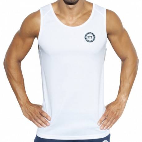 ES Collection Training FIT Tank Top - White L