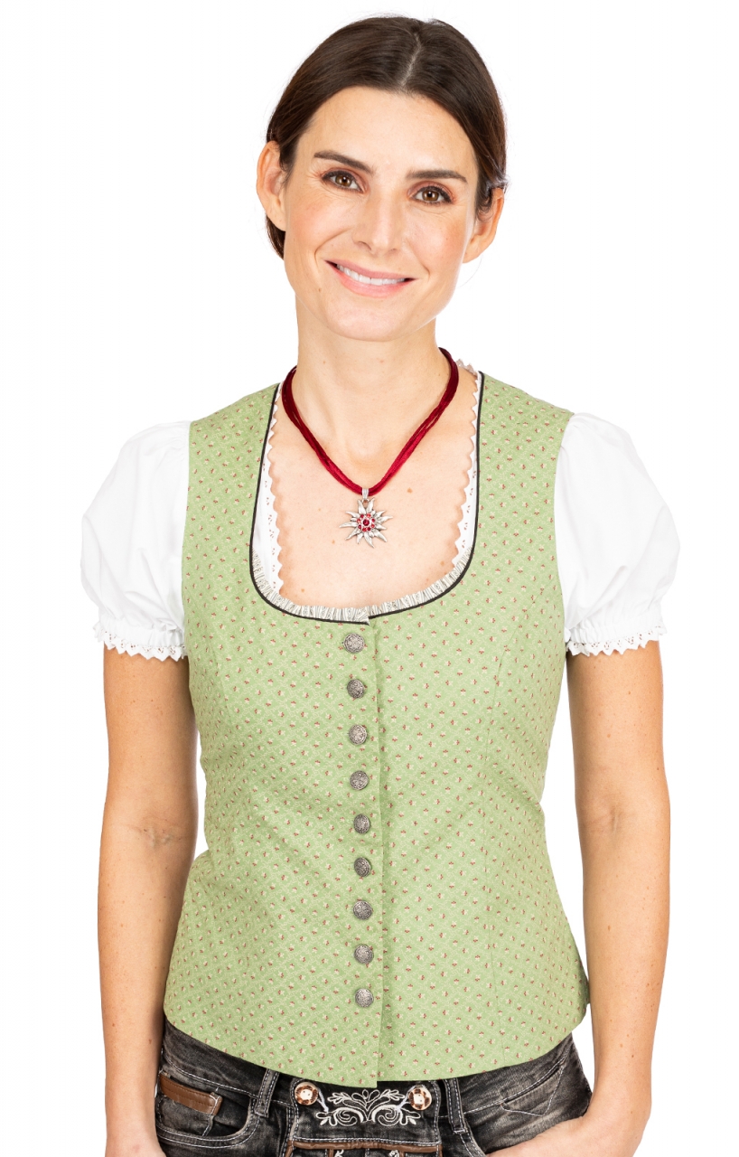Traditional dirndl corsage MA130 CO green