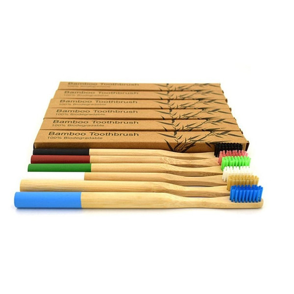 natural bamboo toothbrush tools wood brosse a dents bamboo soft bristles natural eco bamboo fibre wooden handle toothbrush for adults