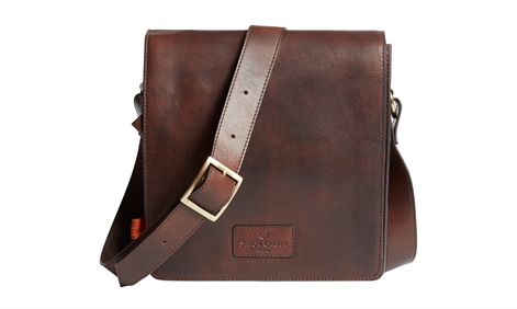 Holkham Tablet Bag Antiqued Tan Leather