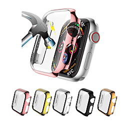 Hüllen Für Apple  iWatch Apple Watch Series SE / 6/5/4/3/2/1 Gehärtetes Glas / PU Displayschutzfolie Smartwatch Hülle Kompatibilität 38mm 40mm 42mm 44mm Lightinthebox
