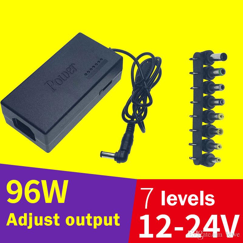 Brand new 96w power adapter 12~24V notebook power supply universal adjustable power supply multi-function charger 110v 240v adaptor