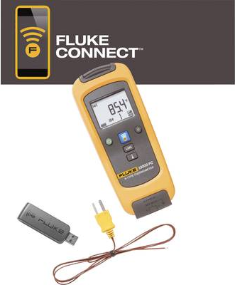 Fluke LK-t3000 FC + PC3000 Temperatur-Messgerät -200 bis +1372 °C Datenlogger-Funktion (4401563)