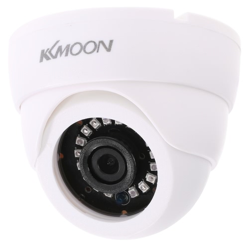 KKmoon 720P 1500TVL Cúpula AHD vigilancia de la cámara de 1.0MP de seguridad CCTV 1/4 '' Sistema NTSC cubierta 18 lámparas de infrarrojos de visión nocturna CMOS IR-CUT