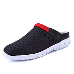 Unisex Loafers  Slip-Ons Red Casual Beach Home Walking Shoes Mesh Breathable Blue / Black Gray Green Black orange Summer Lightinthebox