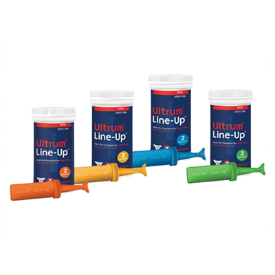 Ultrum Line-Up Spot-On For Large Dogs 44-88 Lbs (Yellow) 4 Pack