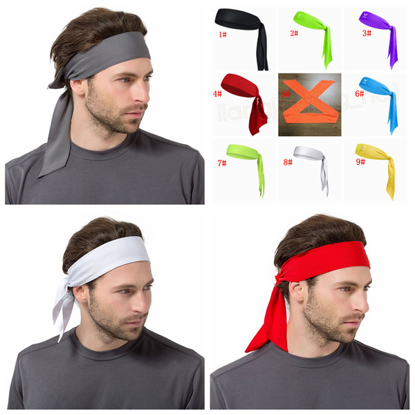 Men Women Sports Sweat Headband Run Tennis Fitness Headband Sports Yoga Hair Ribbon Jogging Sports Accessories fashion Sweatband FFA3752-3