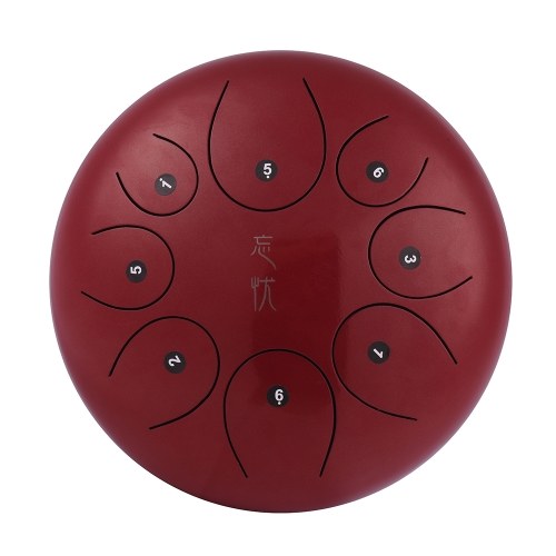 10 Inch Steel Tongue Percussion Drums Instrument