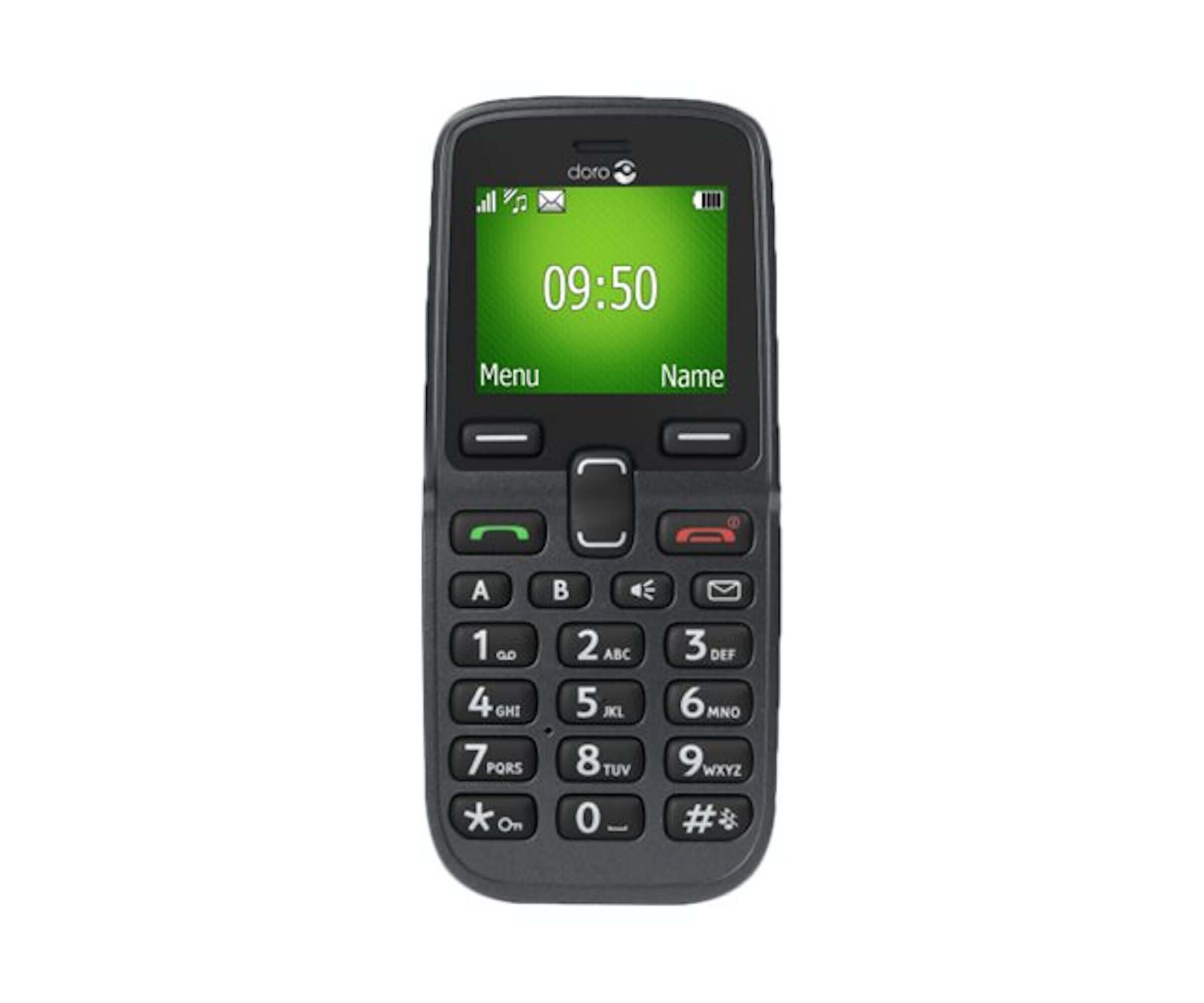 Doro 5030 - Mobiltelefon - GSM - 160 x 128 Pixel - Graphite