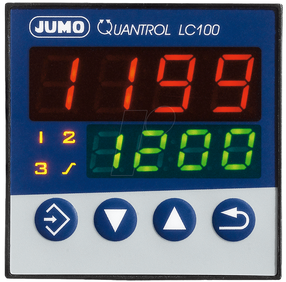 JUMO Quantrol LC100 598840 110 - 240 V/AC Ausgänge 1 Relaisausgang Einbaumaße 48 mm x 48 mm Ein (598840)