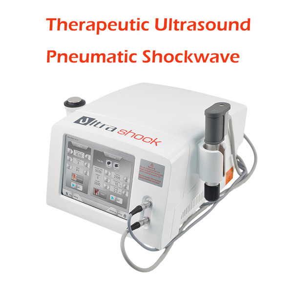 Shock Wave Therapy UltraShock wave therapy machine 2 physiotherapy handles in one system with 12pcs shockwave transmitters