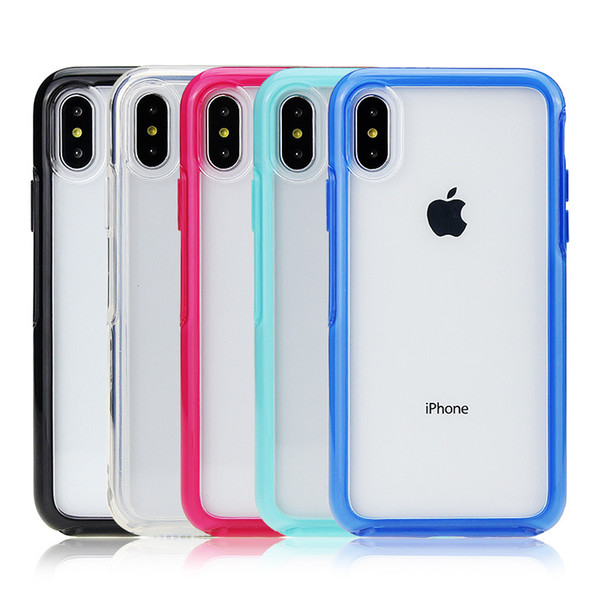 For iPhone 11 Pro Max Transparent Case Shockproof Hard PC Clear Phone Cases Back Cover For iPhone XR XS 6 7 8 Plus For S20