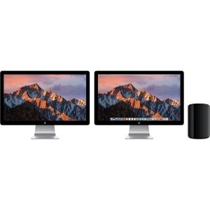Apple Mac Pro - Tower - 1 x Xeon E5 / 2.7 GHz - RAM 16 GB - SSD 256 GB - FirePro D700 - GigE - WLAN: Bluetooth 4.0, 802.11a/b/g/n/ac - OS X 10.12 Sierra - Monitor: keiner