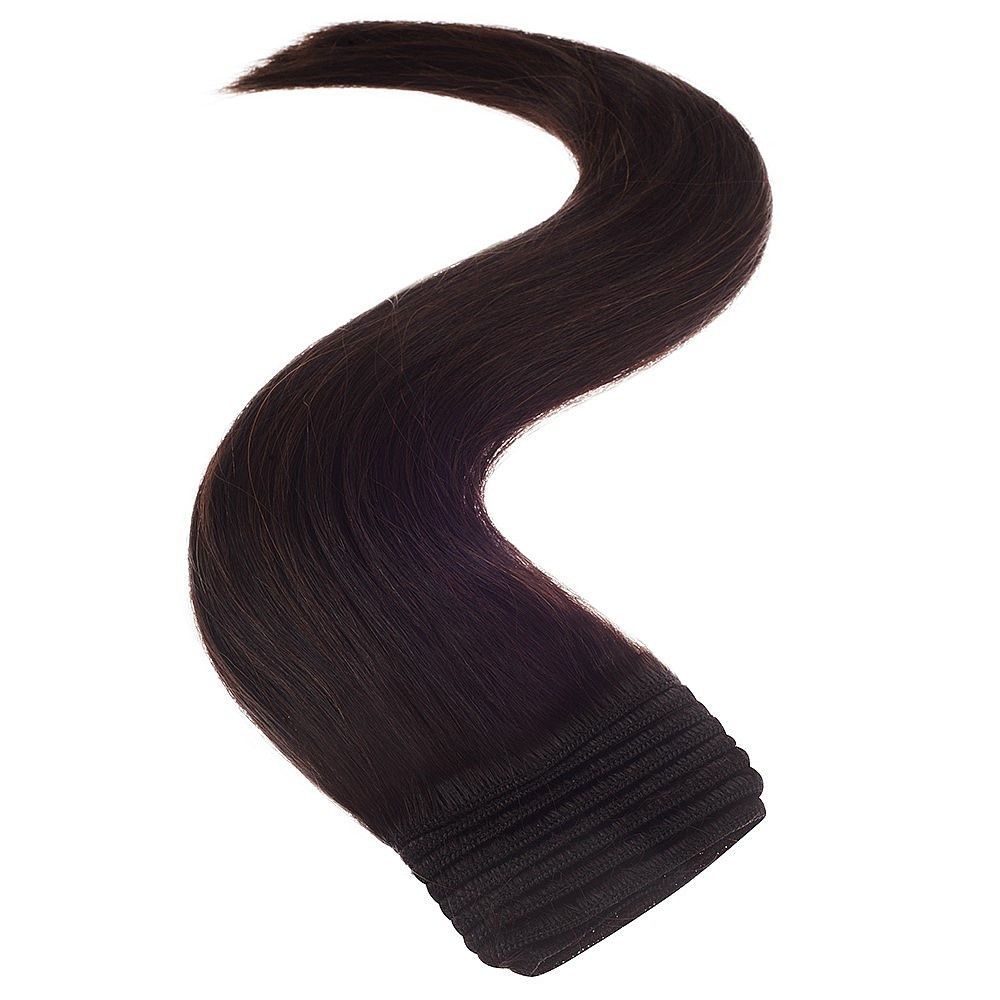 satin strands weft full head human hair extension - casablanca 18 inch