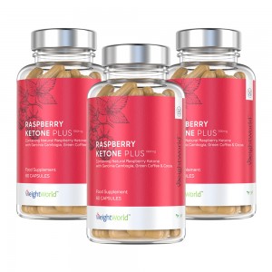 Raspberry Ketone Plus - Pilule Minceur de Cetone de Framboise - Formule 100% Naturelle - 180 gelules