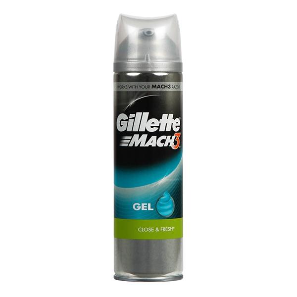 Gillette Mach 3 Close & Fresh Shave Gel 200ml