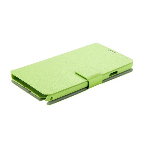 Fashion Wallet cuir Flip Case Stand couverture avec le titulaire de la carte pour Samsung N9000 Galaxy Note3 vert